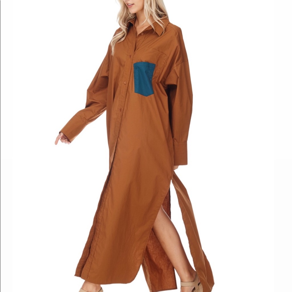 💛Dare to be different💛buttonup Shirt Dress💛